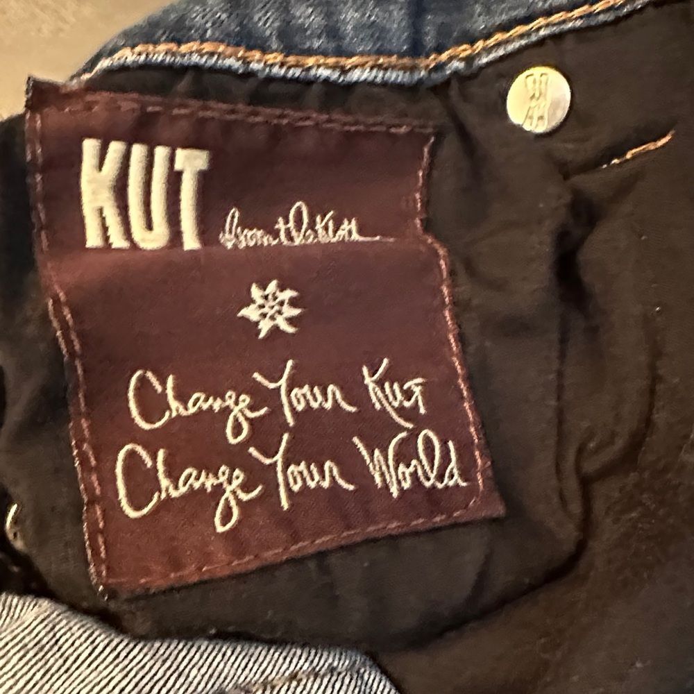 Kut from the Kloth Women's Blue Ankle Jeans - Picture 4 of 8